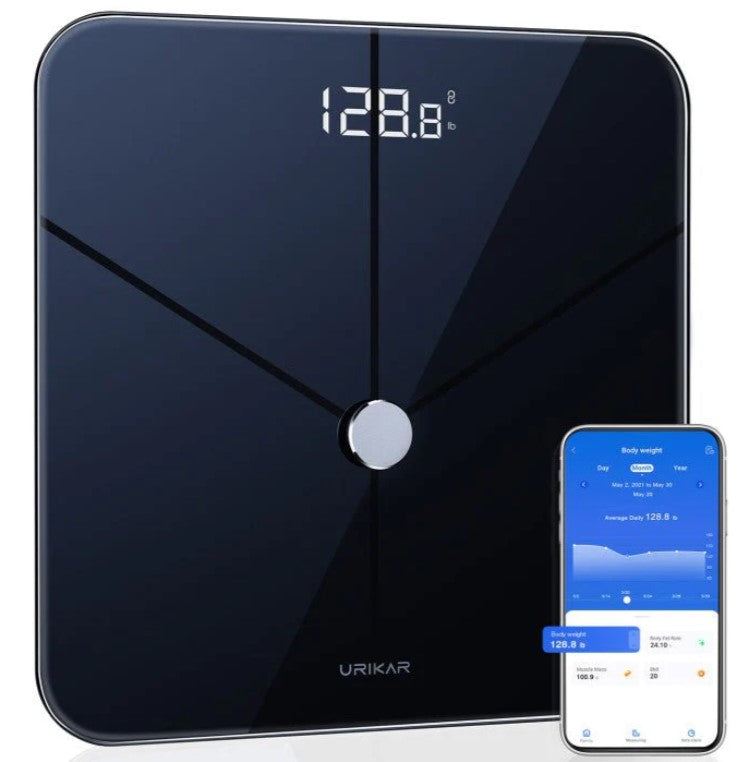 Smart Scale for Body Weight, High Precision, Bluetooth, Fitdays App, iOS  Android