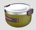 Open image in slideshow, Double-Layer Thermal Stainless Steel Lunch Box (1L Capacity)
